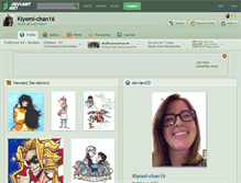 Tablet Screenshot of kiyomi-chan16.deviantart.com