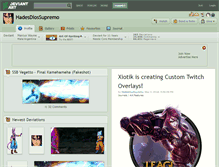 Tablet Screenshot of hadesdiossupremo.deviantart.com