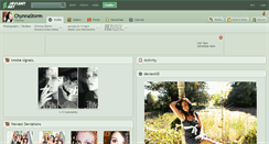 Desktop Screenshot of chynnastorm.deviantart.com