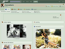 Tablet Screenshot of chynnastorm.deviantart.com