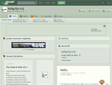 Tablet Screenshot of fatality1132.deviantart.com