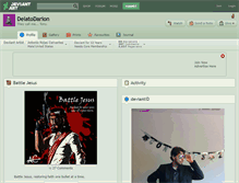 Tablet Screenshot of delatodarion.deviantart.com