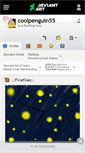 Mobile Screenshot of coolpenguin55.deviantart.com