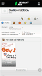 Mobile Screenshot of dianownserica.deviantart.com