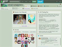 Tablet Screenshot of animalcrossinggamers.deviantart.com