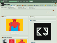 Tablet Screenshot of karoliskj.deviantart.com