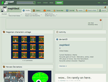 Tablet Screenshot of mephilesx.deviantart.com