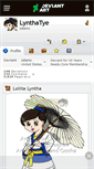 Mobile Screenshot of lynthatye.deviantart.com