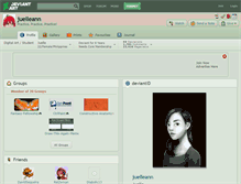 Tablet Screenshot of juelleann.deviantart.com