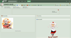 Desktop Screenshot of inubashiri-momiji.deviantart.com