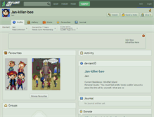 Tablet Screenshot of jan-killer-bee.deviantart.com