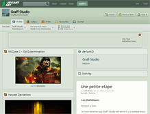 Tablet Screenshot of graff-studio.deviantart.com