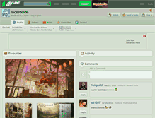 Tablet Screenshot of lncesticide.deviantart.com