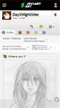 Mobile Screenshot of dayxnightxme.deviantart.com