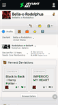Mobile Screenshot of bella-x-rodolphus.deviantart.com