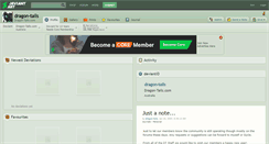 Desktop Screenshot of dragon-tails.deviantart.com