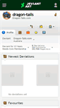 Mobile Screenshot of dragon-tails.deviantart.com