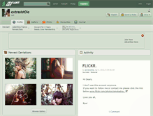 Tablet Screenshot of extrasist0le.deviantart.com