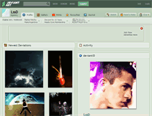 Tablet Screenshot of lssd.deviantart.com