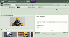 Desktop Screenshot of mikejensen.deviantart.com