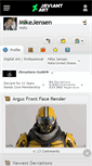 Mobile Screenshot of mikejensen.deviantart.com