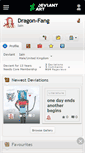 Mobile Screenshot of dragon-fang.deviantart.com