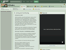 Tablet Screenshot of nznude.deviantart.com