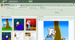 Desktop Screenshot of cyberfox.deviantart.com