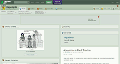 Desktop Screenshot of migueberto.deviantart.com