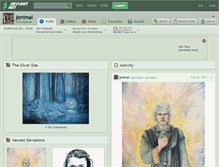 Tablet Screenshot of jenimal.deviantart.com