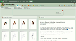 Desktop Screenshot of bluenailpolish444.deviantart.com