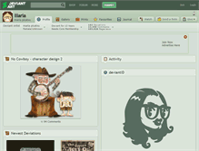 Tablet Screenshot of lllaria.deviantart.com