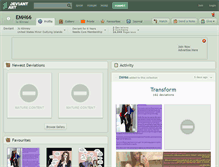 Tablet Screenshot of emh66.deviantart.com