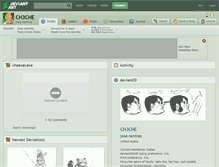 Tablet Screenshot of ch3che.deviantart.com