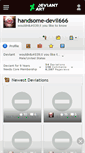 Mobile Screenshot of handsome-devil666.deviantart.com