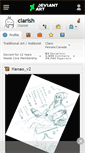 Mobile Screenshot of clarish.deviantart.com
