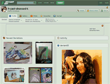 Tablet Screenshot of h-yaoi-obsessed-k.deviantart.com