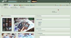 Desktop Screenshot of log1ck.deviantart.com