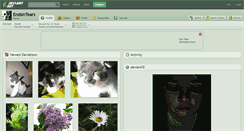 Desktop Screenshot of endsintears.deviantart.com