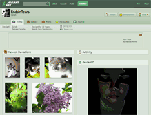 Tablet Screenshot of endsintears.deviantart.com