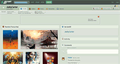 Desktop Screenshot of joshycarter.deviantart.com
