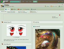 Tablet Screenshot of evetsu.deviantart.com