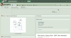 Desktop Screenshot of itachixgaara.deviantart.com