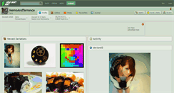 Desktop Screenshot of memoandterrence.deviantart.com