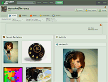 Tablet Screenshot of memoandterrence.deviantart.com
