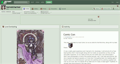 Desktop Screenshot of hornetcharmer.deviantart.com