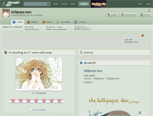 Tablet Screenshot of lollipopz-box.deviantart.com