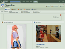 Tablet Screenshot of fishcaek-chan.deviantart.com