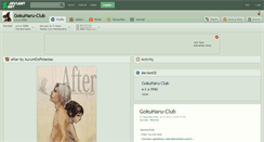 Desktop Screenshot of gokuharu-club.deviantart.com