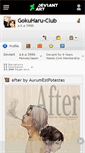 Mobile Screenshot of gokuharu-club.deviantart.com